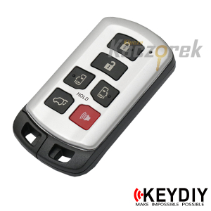 Keydiy 811 - TDB07-6 - klucz surowy - pilot